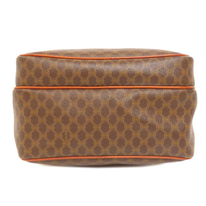 CELINE Shoulder Bag PVC Brown Macadam 2WAY Women
