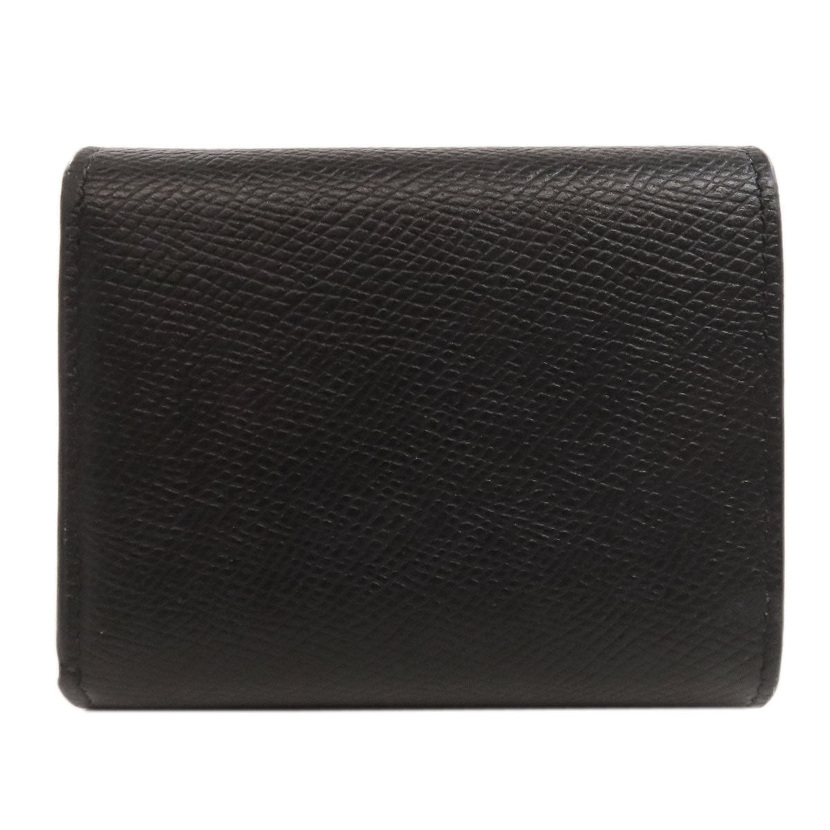 CELINE Bifold Wallet Calfskin black logo Women