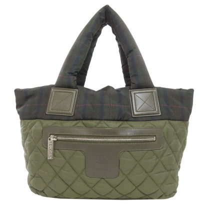 CHANEL Handbag Nylon green Cocoko coon tote Women