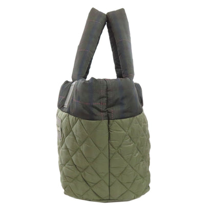 CHANEL Handbag Nylon green Cocoko coon tote Women