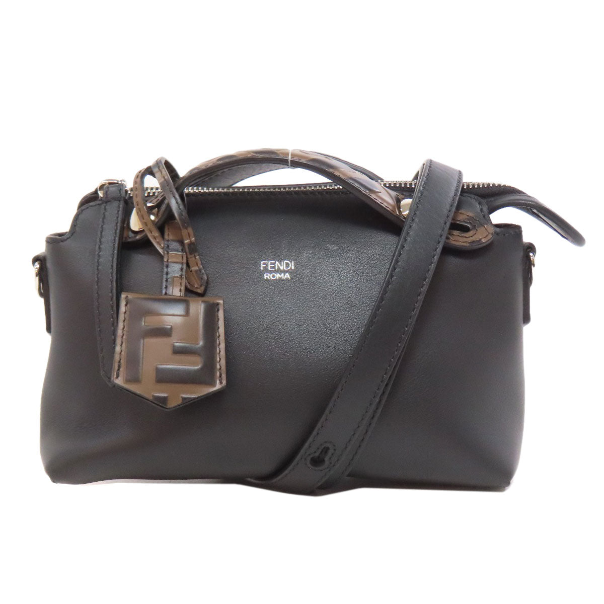 FENDI Handbag Calfskin black By the Way Mini 2WAY Women