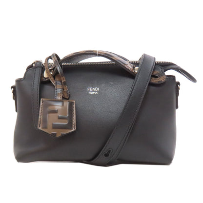 FENDI Handbag Calfskin black By the Way Mini 2WAY Women