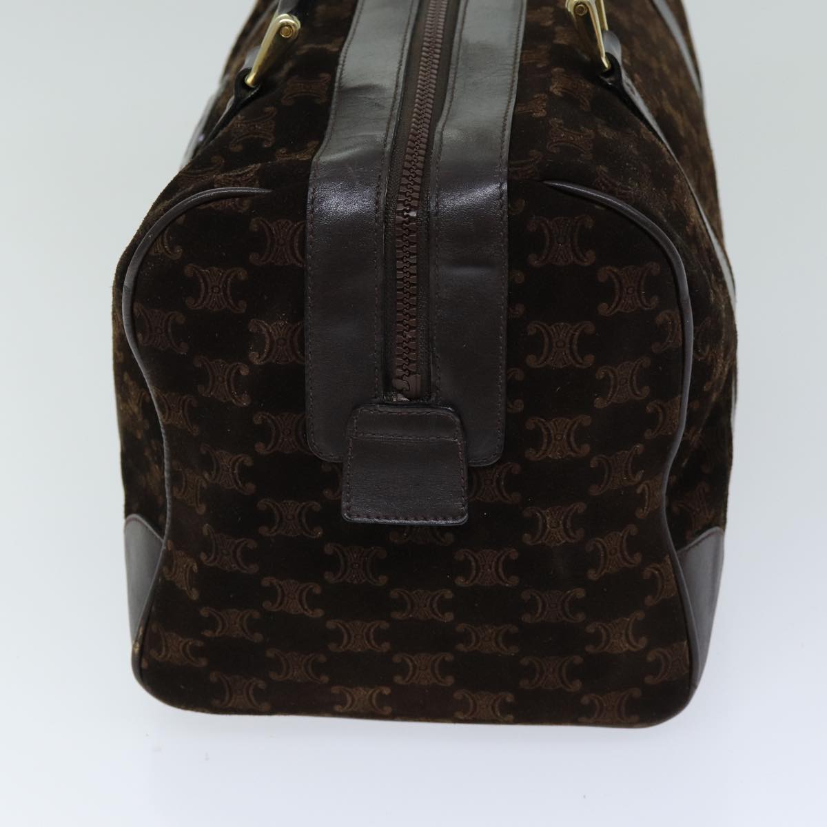 Luxury CELINE Macadam Canvas Hand Bag Brown  75324