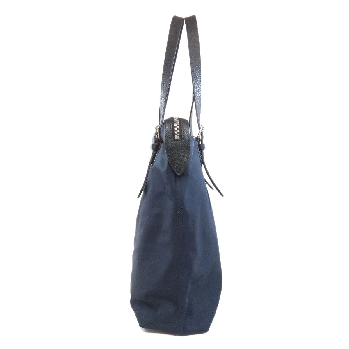 BURBERRY Tote Bag Nylon blue logo
