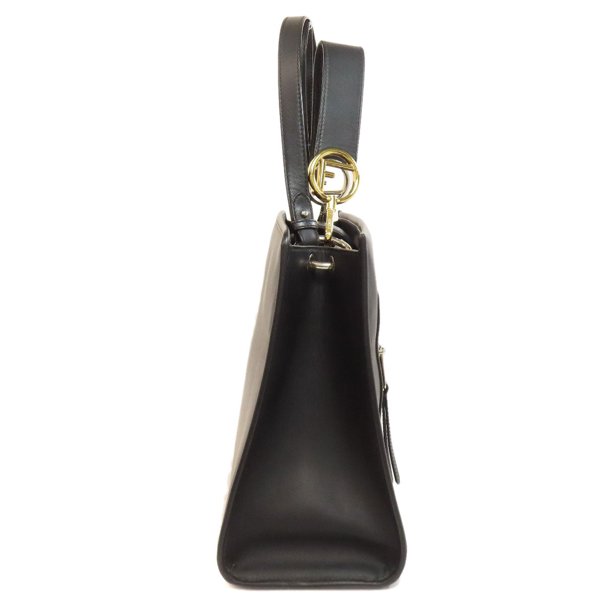 FENDI Handbag 8BH343 Calfskin black Runaway 2WAY
