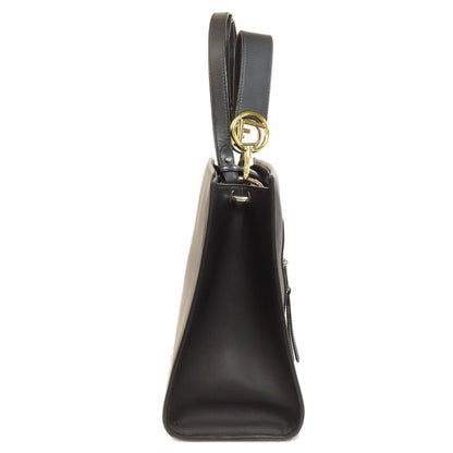FENDI Handbag 8BH343 Calfskin black Runaway 2WAY