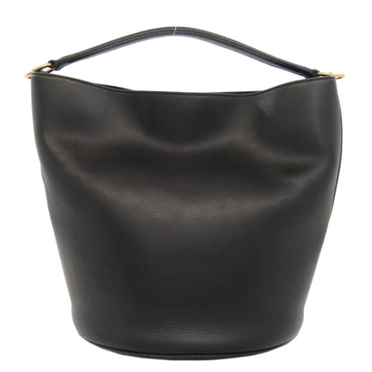 CELINE Handbag leather black 16 2WAY Women