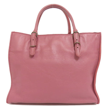 BALENCIAGA Handbag 305572 Calfskin pink Paper Bag Mini 2WAY