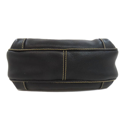 CHANEL Handbag Calfskin black logo Women