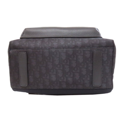 Christian Dior Backpack Nylon black Trotter Pattern Women