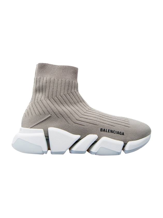Luxury Balenciaga Trending 2025 Speedrunner high top sneakers gray
