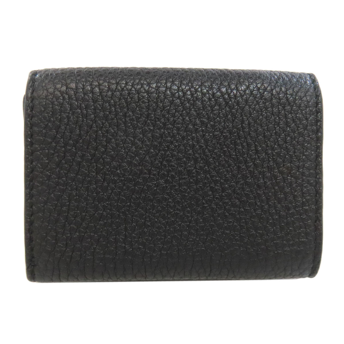 FENDI Bifold Wallet 7M0280 leather black logo Women