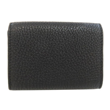 FENDI Bifold Wallet 7M0280 leather black logo Women