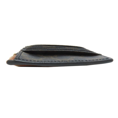 CELINE Coin case PVC black Triomphe mens
