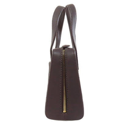 CHANEL Handbag Calfskin Brown COCO Mark Wild Stitch Gold Metal