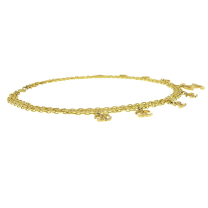 CHANEL belt metallic gold Chain belt Women
