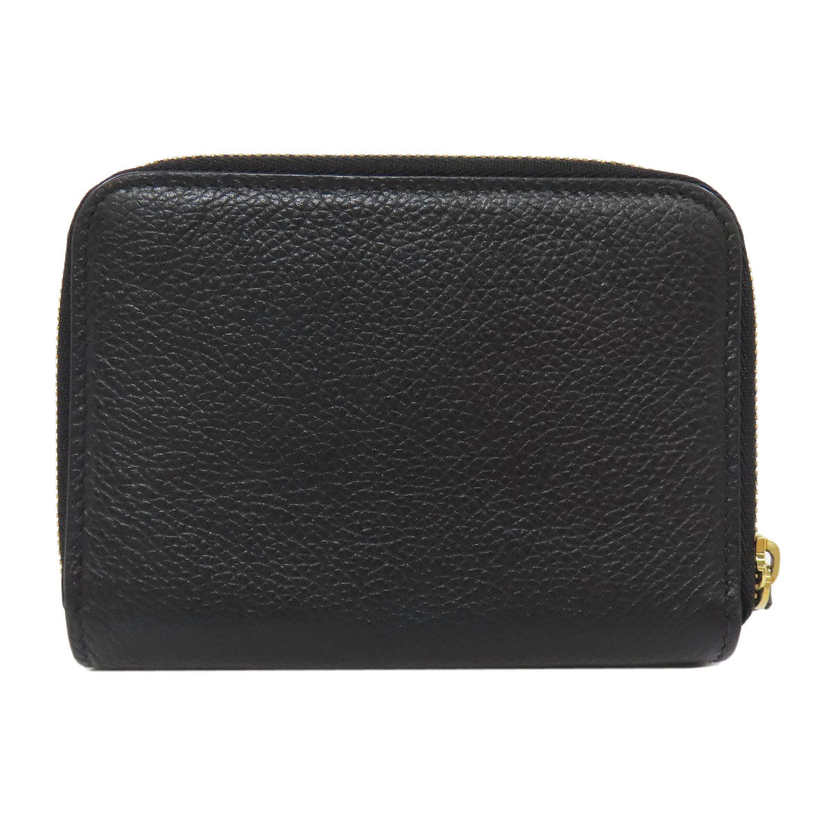 BALENCIAGA Bifold Wallet 650871 leather black logo Women