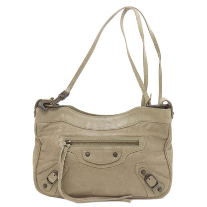 BALENCIAGA Shoulder Bag 242803 Calfskin gray The hip