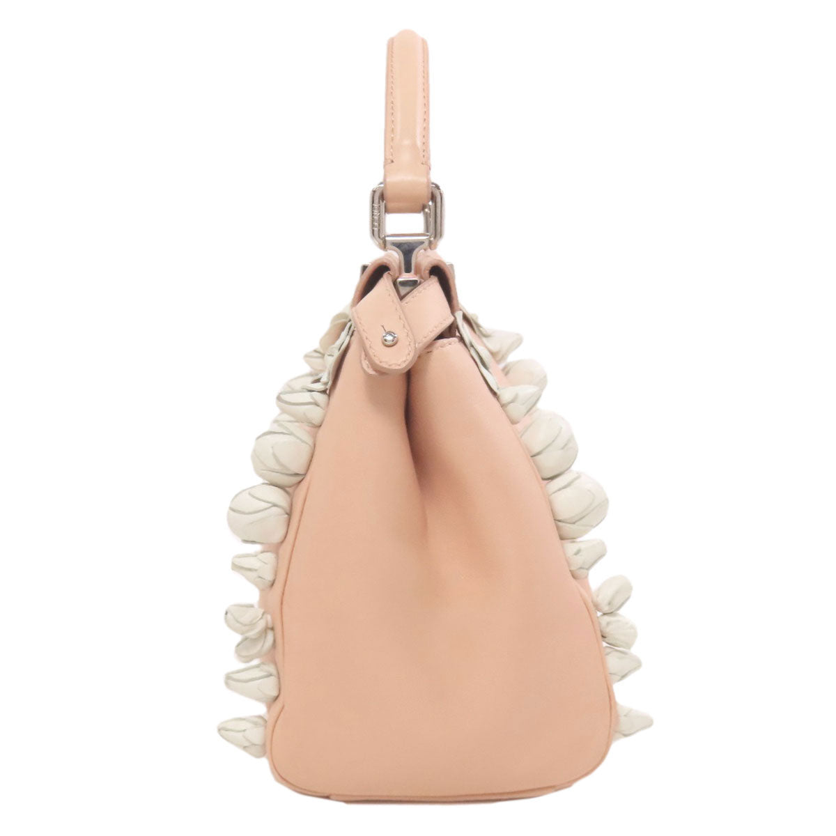 FENDI Handbag Calfskin pink Peekaboo Mini Flower 2WAY