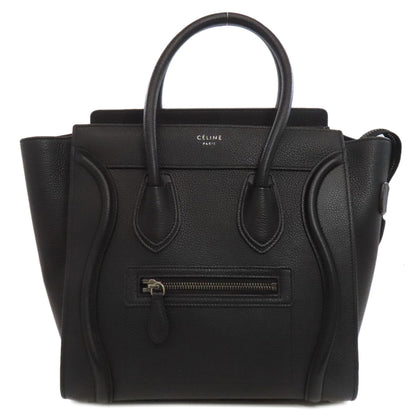 CELINE Tote Bag Calfskin black Luggage micro Women