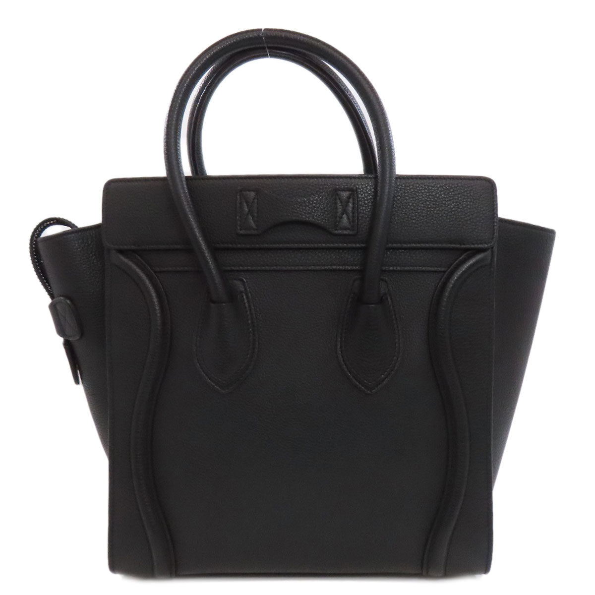 CELINE Tote Bag Calfskin black Luggage micro Women