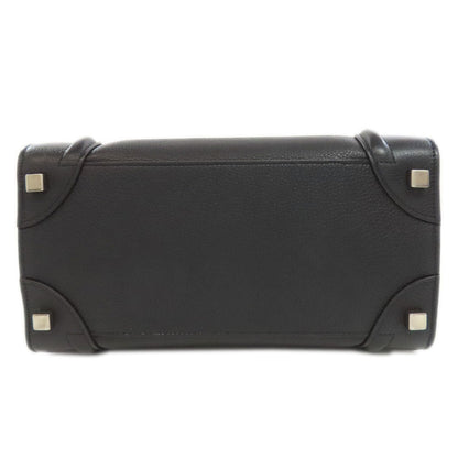 CELINE Tote Bag Calfskin black Luggage micro Women
