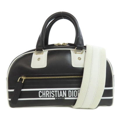 Christian Dior Handbag Calfskin black Vibe 2WAY Women