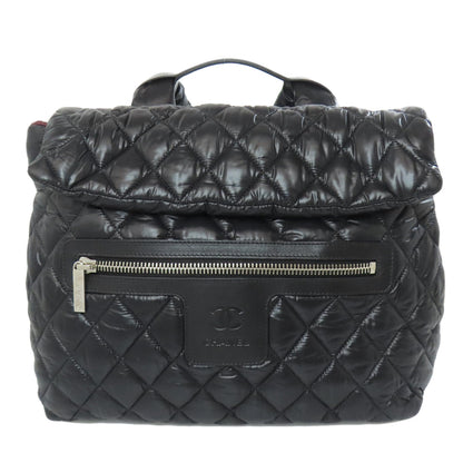 CHANEL Backpack Nylon black Cococoon