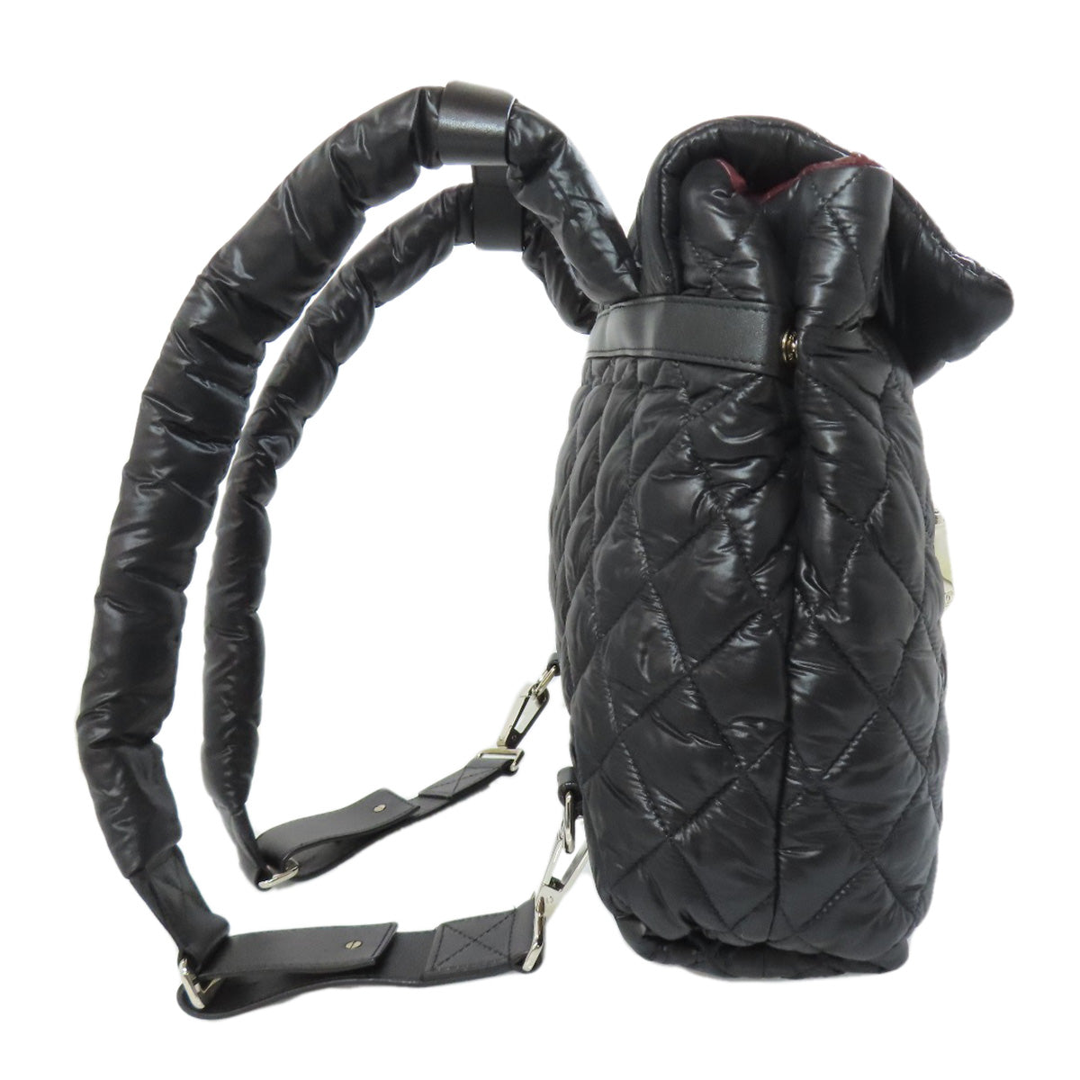 CHANEL Backpack Nylon black Cococoon