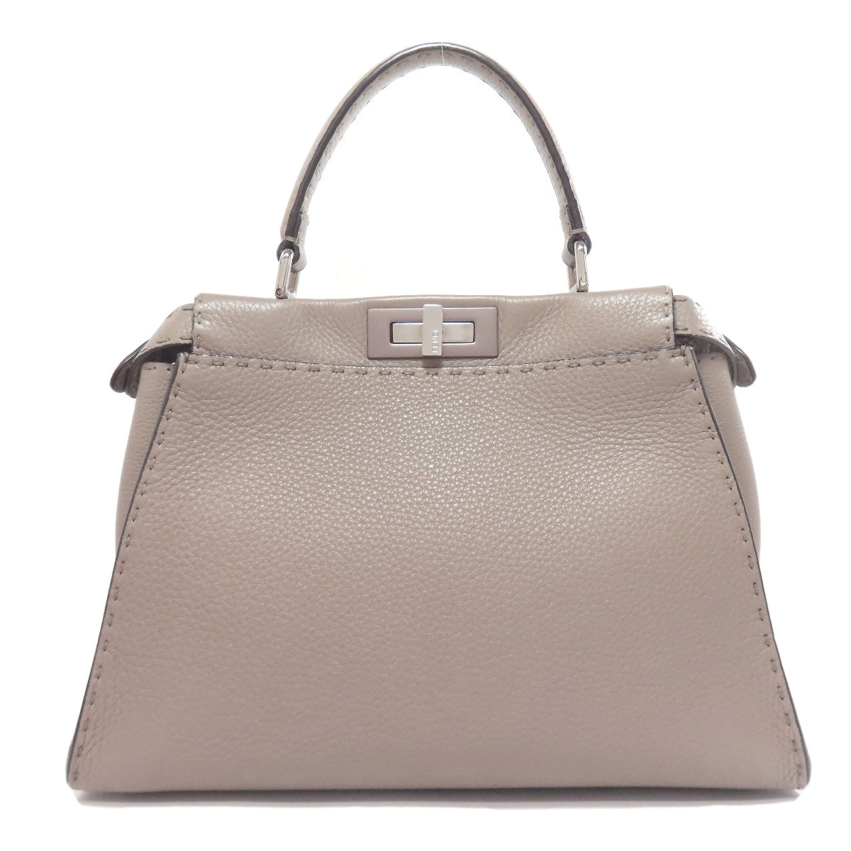 FENDI Handbag Calfskin beige Peekaboo Celeria 2WAY Women
