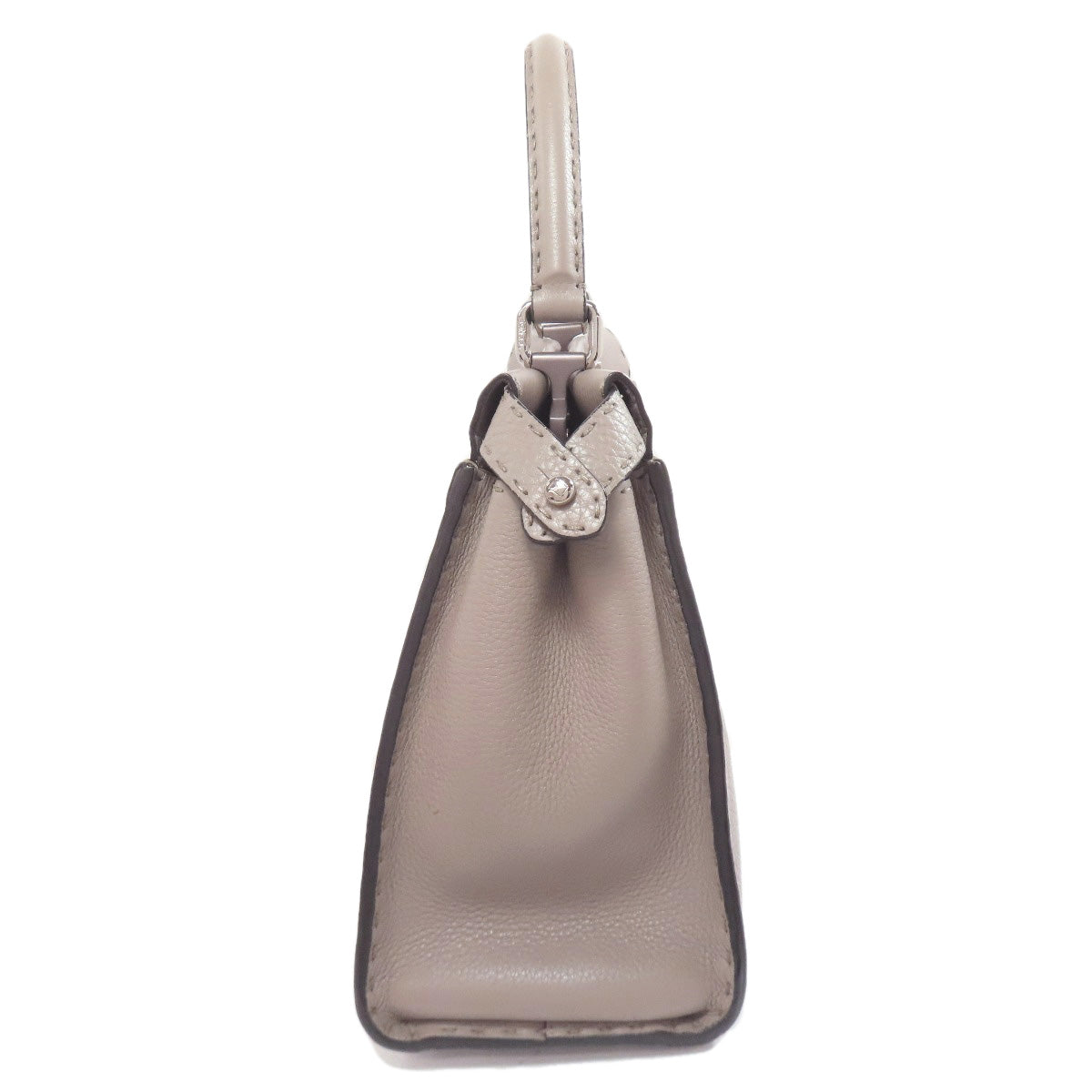 FENDI Handbag Calfskin beige Peekaboo Celeria 2WAY Women