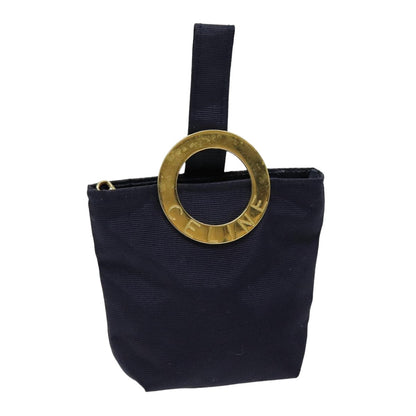 Luxury CELINE Pouch Nylon Navy  75656