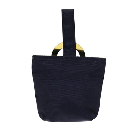 Luxury CELINE Pouch Nylon Navy  75656