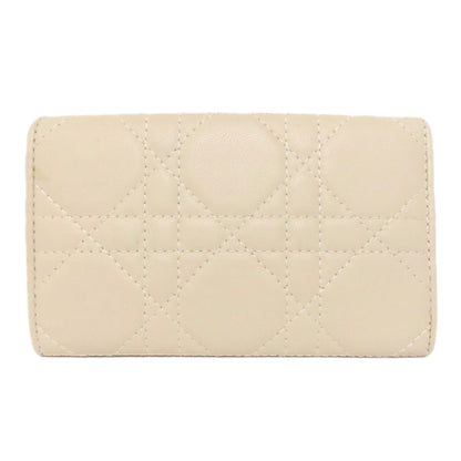 Christian Dior Key case Key holder  Calfskin white Canage