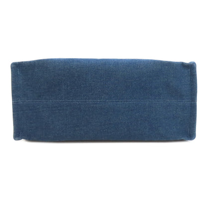 CELINE Tote Bag denim blue logo