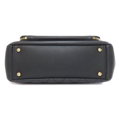 CHANEL Shoulder Bag Grained Calfskin Skin black Matelasse Gold Metal 2WAY