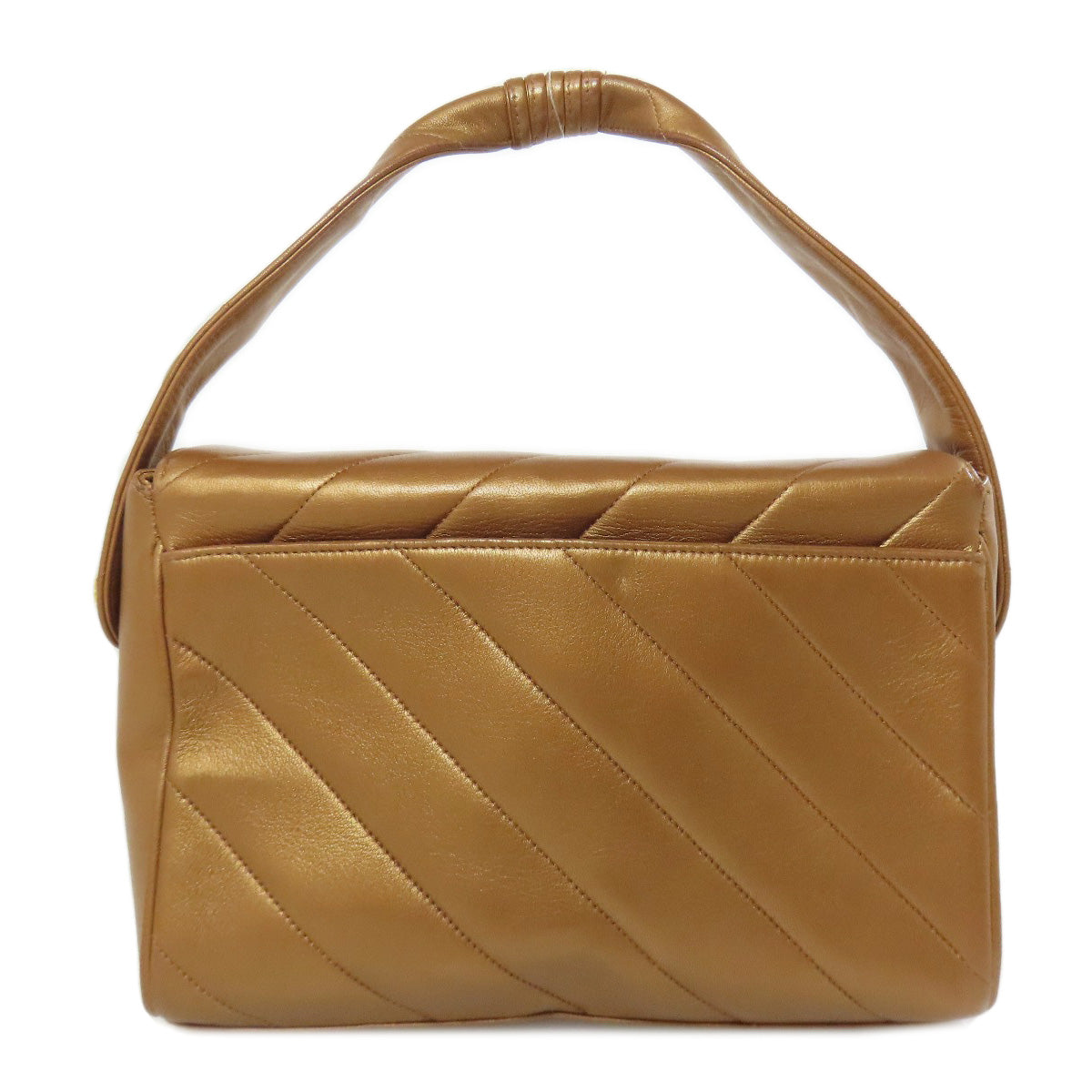 CHANEL Handbag Calfskin bronze COCO Mark
