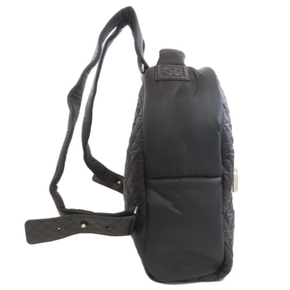 CHANEL Backpack Nylon black Cococoon SilverMetal