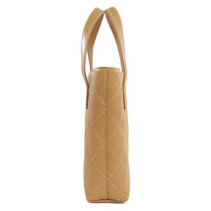 CHANEL Handbag A18126 Calfskin beige Wild Stitch Gold Metal