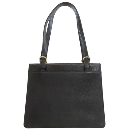 CHANEL Tote Bag Grained Calfskin Skin black COCO Mark Gold Metal