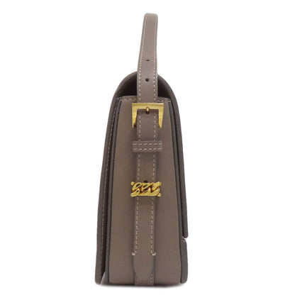 BURBERRY Shoulder Bag enamel gray logo