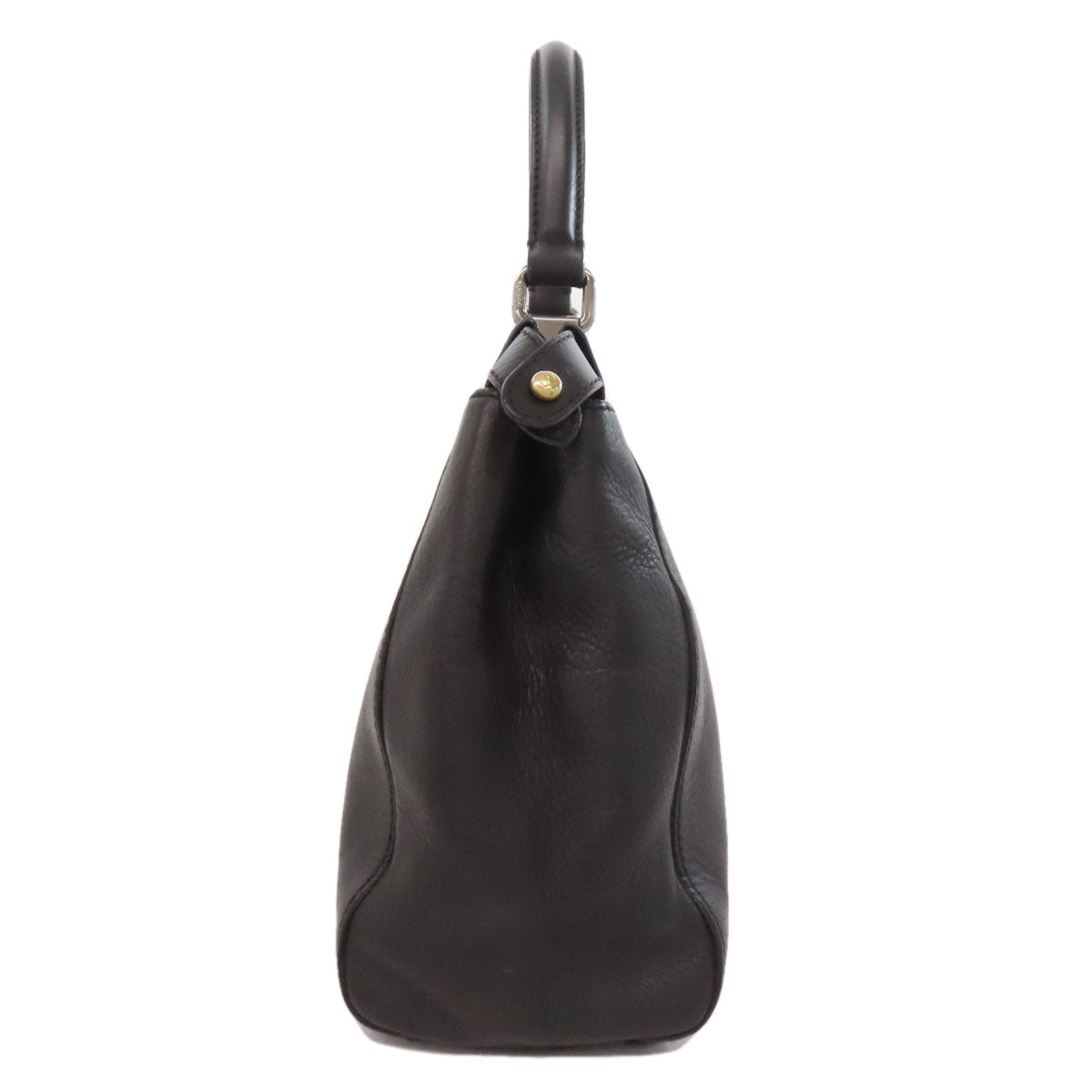 FENDI Handbag Calfskin black Peekaboo 2WAY