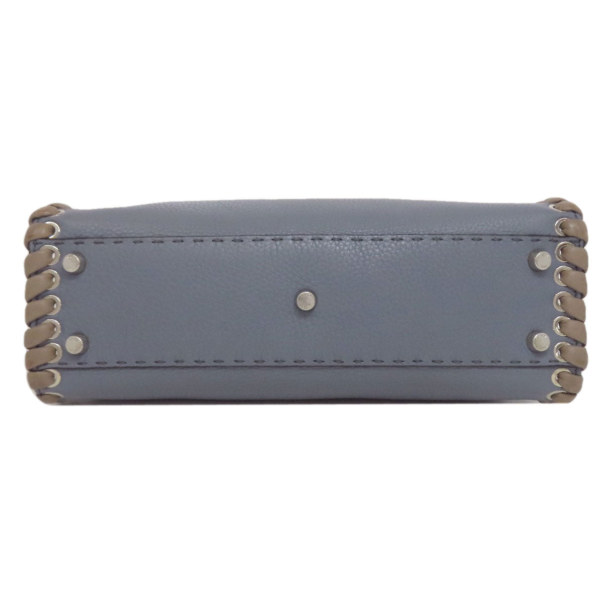 FENDI Handbag Calfskin blue Peekaboo Celeria 2WAY