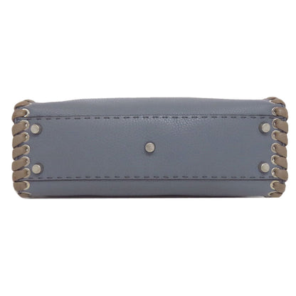 FENDI Handbag Calfskin blue Peekaboo Celeria 2WAY