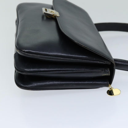 Luxury CELINE Hand Bag Leather Navy  76089