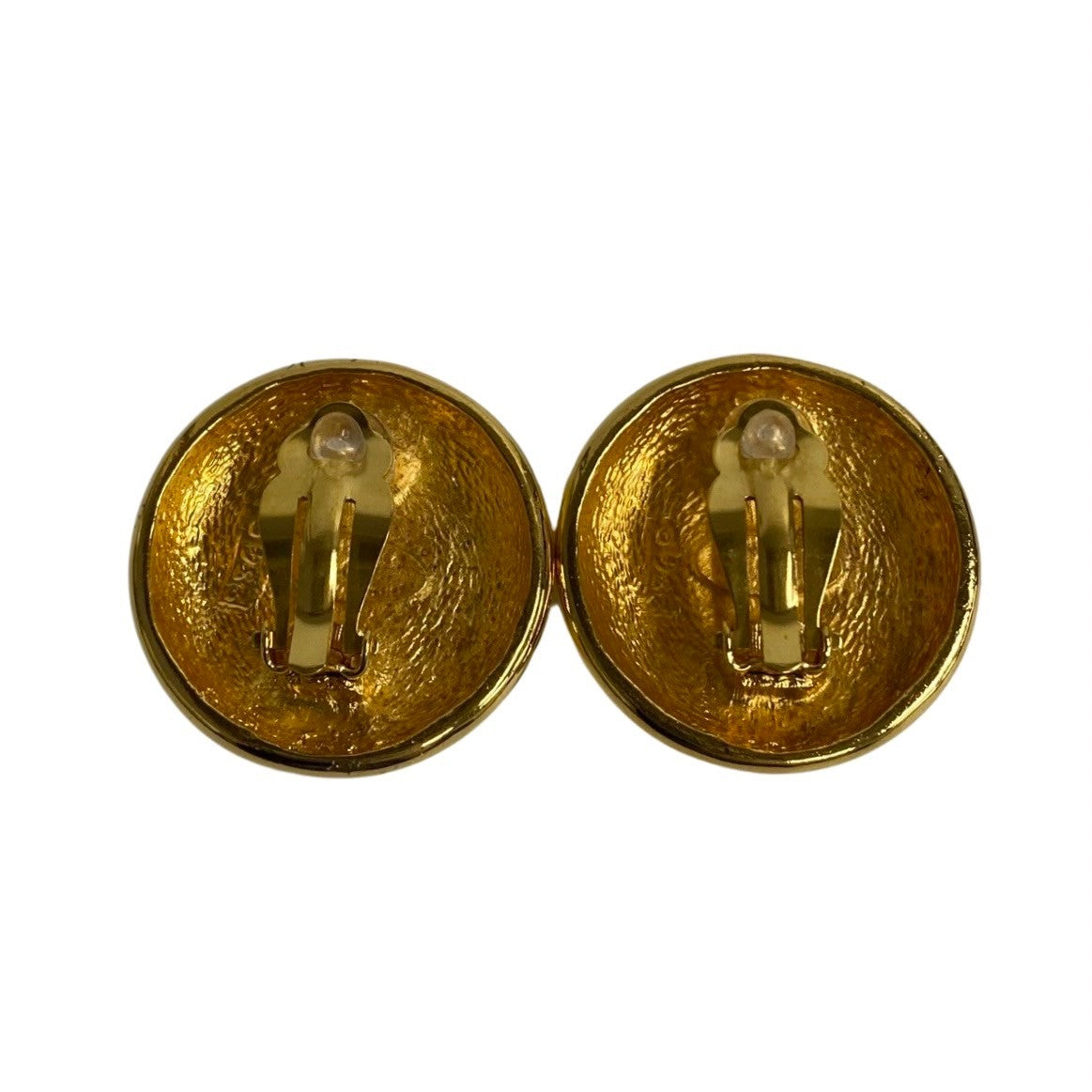 CHANEL Earring Gold Plated gold COCO Mark Women