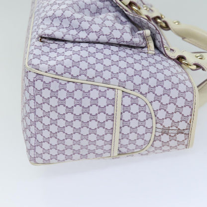 Luxury CELINE Macadam Canvas Tote Bag Purple  76143