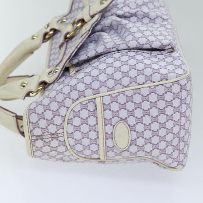 Luxury CELINE Macadam Canvas Tote Bag Purple  76143