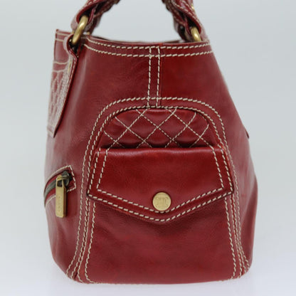 Luxury CELINE Hand Bag Leather Red  76145