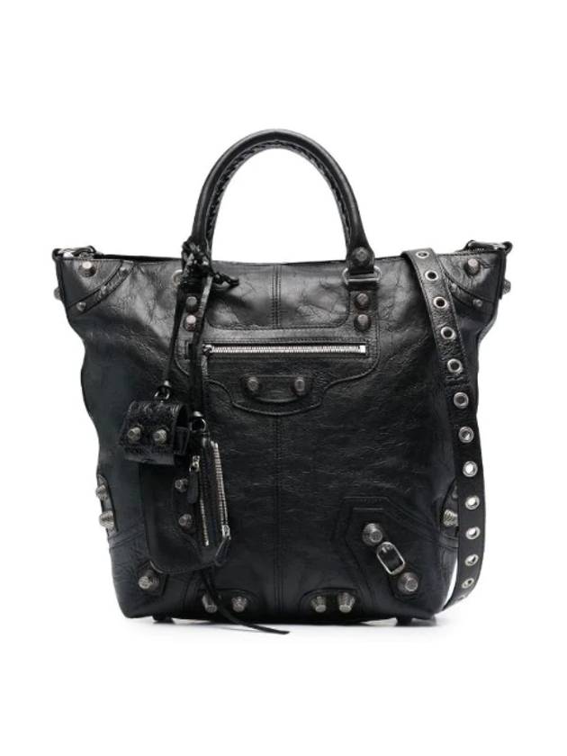 Luxury Balenciaga Trending 2025 Le Cagole Medium Tote Bag Black